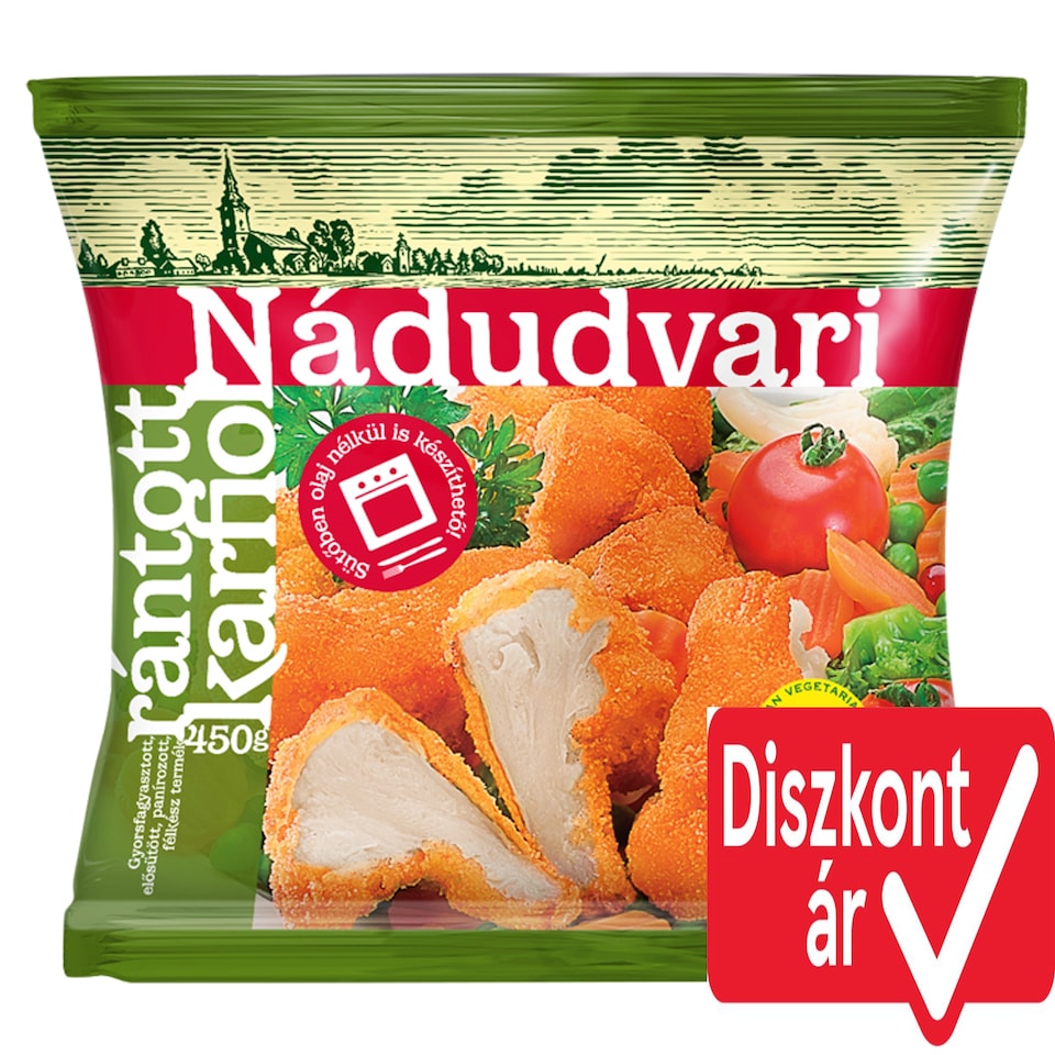 Nádudvari Quick-Frozen Breaded Cauliflower 450 g
