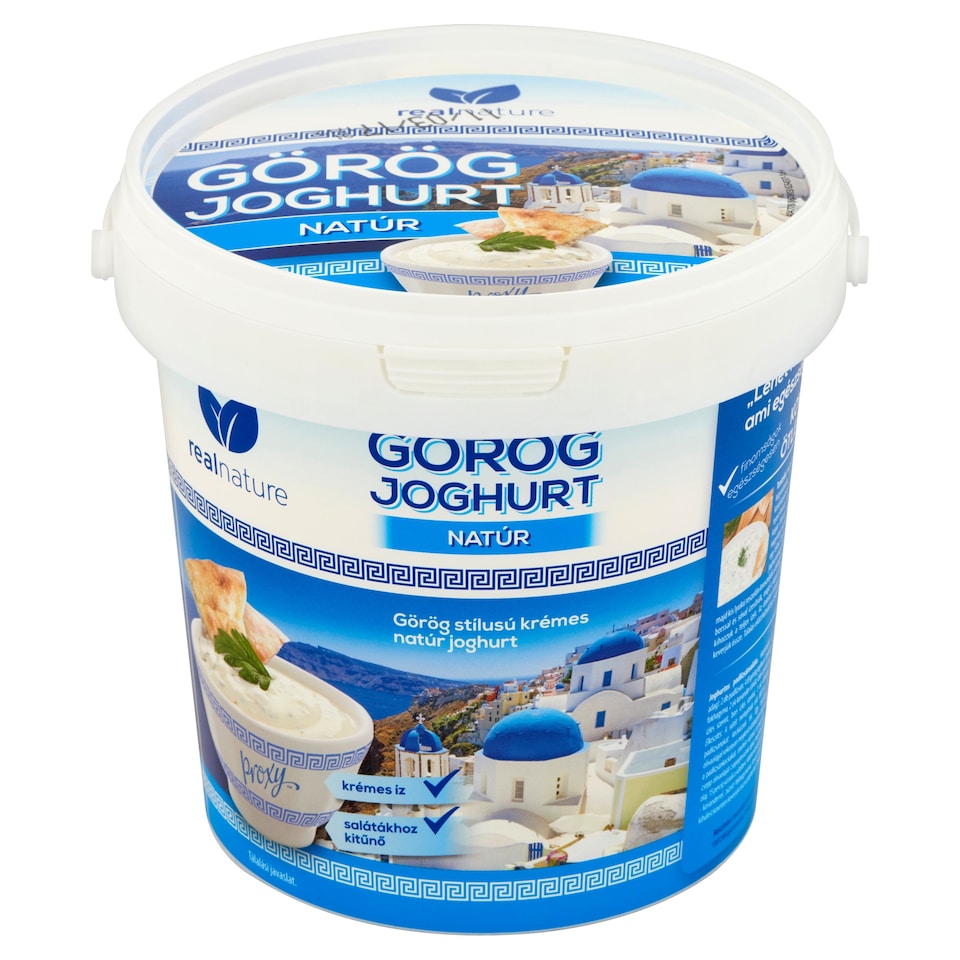 Real Nature Görög joghurt natúr 1 kg 1. kép