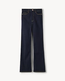 F&F Contour High Rise Bootcut Jeans in Navy