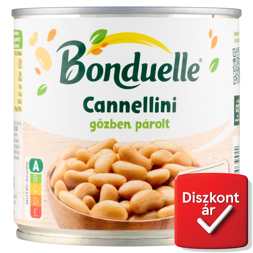 Bonduelle gőzben párolt cannellini fehérbab 310 g  1. kép