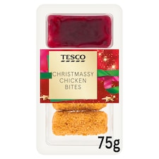 Tesco Christmassy Chicken Bites 75g