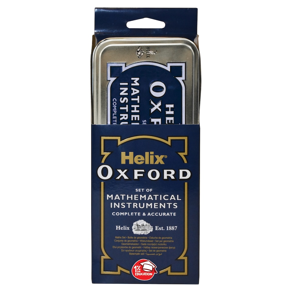 image 1 of Oxford Maths Stationery Set In Tin