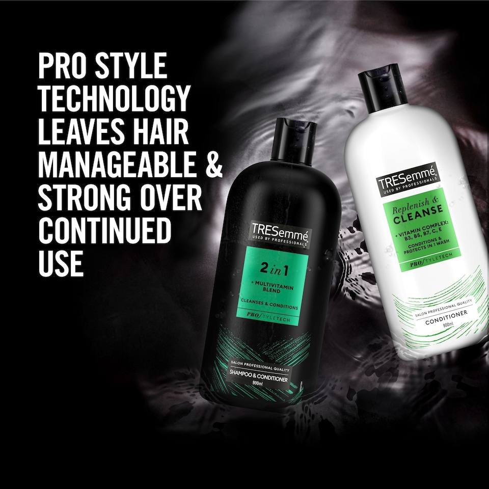 image 1 of Tresemme 2 In 1 Shampoo & Conditioner 900Ml
