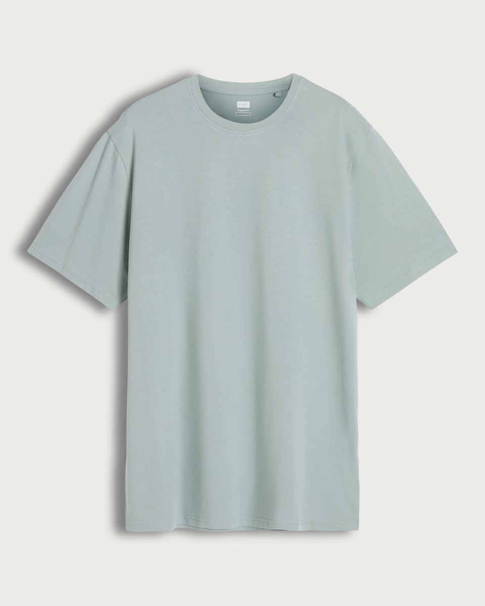 F&F Pure Cotton Short Sleeved T-Shirt in Turquoise
