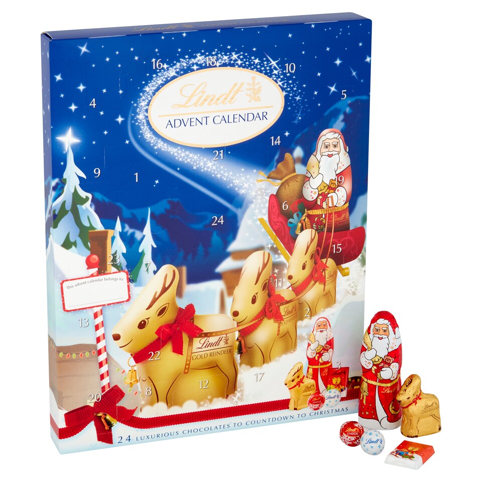 image 1 of Lindt Advent Calendar 160G