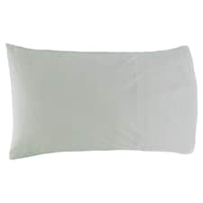 Tesco Sage Polycotton Pillowcase Pair