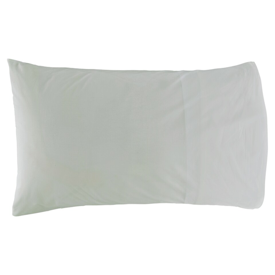 Tesco Sage Polycotton Pillowcase Pair