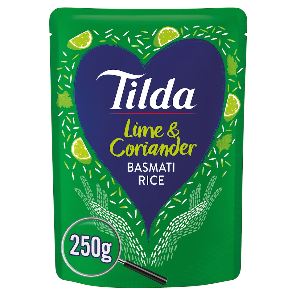 image 1 of Tilda Lime & Coriander Basmati Rice 250g