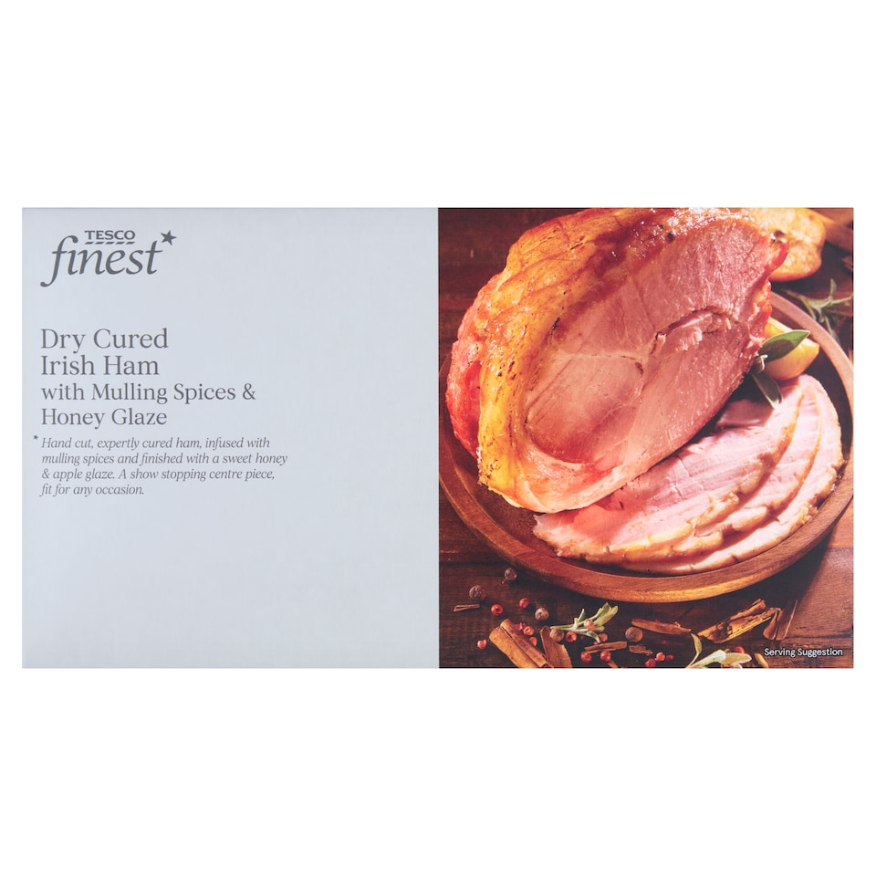 Tesco Finest D/Curd Irish Ham M/Spces And Hny/Glze 2.4Kg