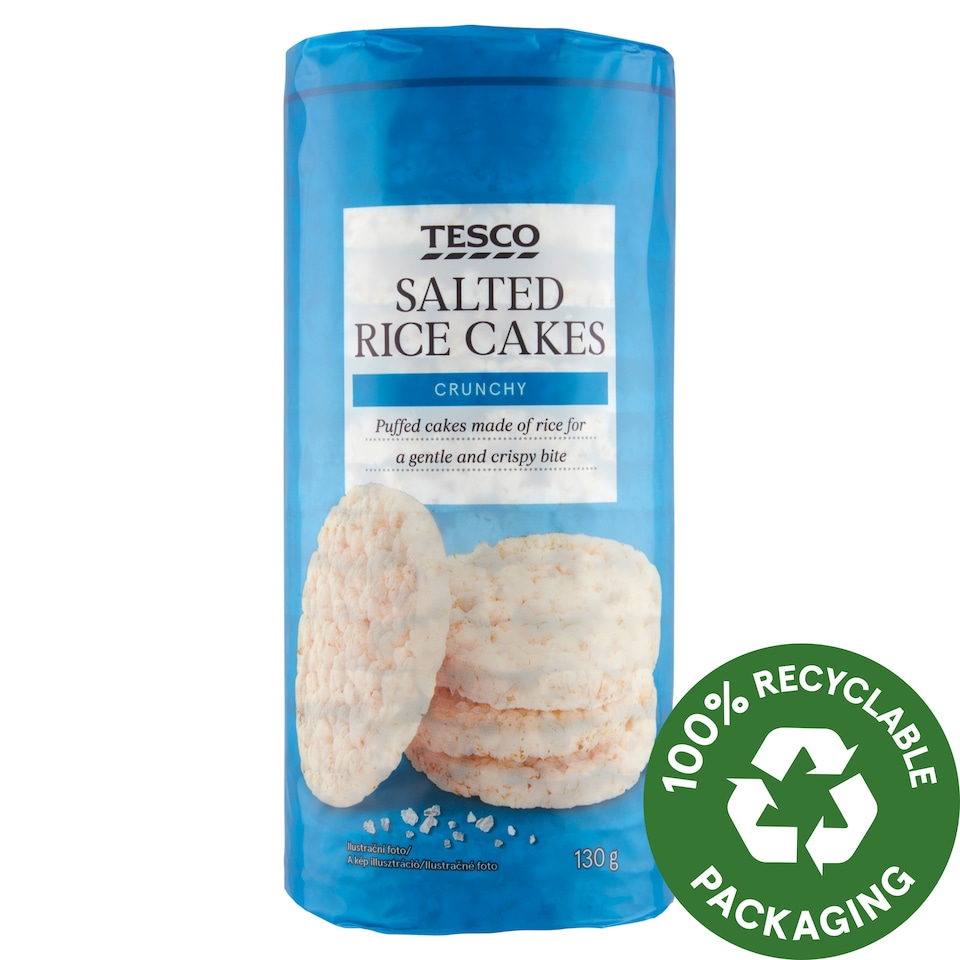 Tesco Salted Rice Cakes 130 g
