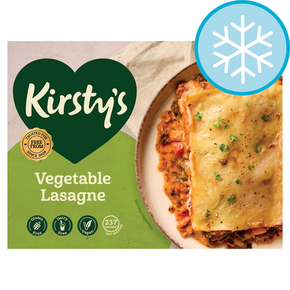 Kirsty's Vegan Vegetable Lasagne 325g