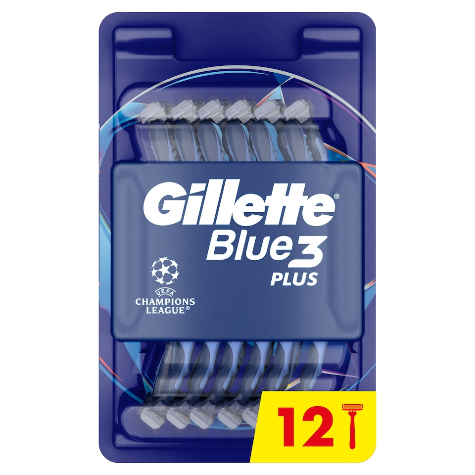 image 1 of Gillette Blue3 Plus Comfort, Jednorazové Holiace Strojčeky Pre Mužov, Balenie Holiacich Strojčekov