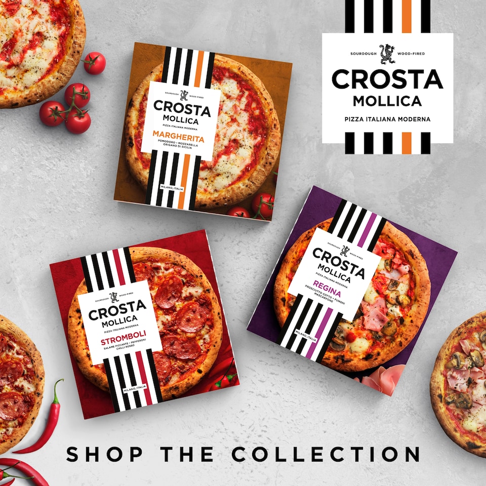 image 1 of Crosta & Mollica Stromboli Spicy Salami Sourdough Pizza 447g