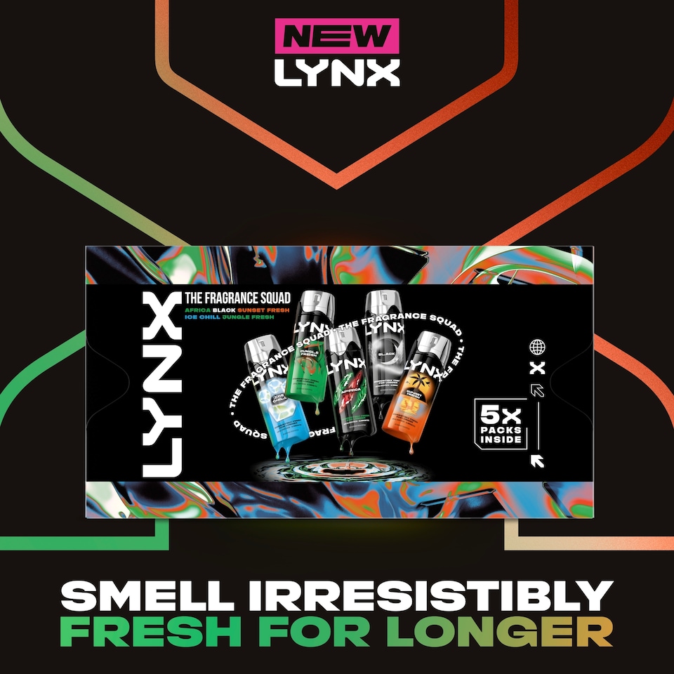 image 1 of Lynx The Fragrance Squad - Bodyspray Fragrance Edition Gift Set 750ml