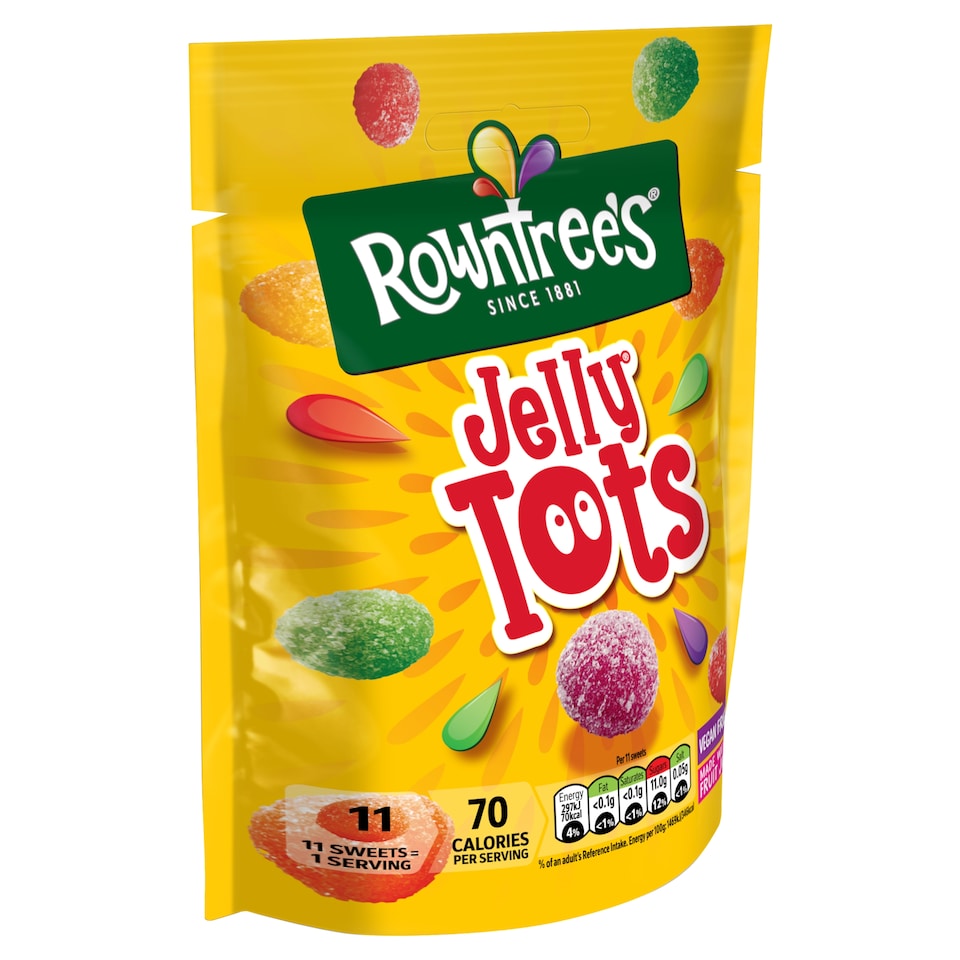 image 1 of Rowntree's Jelly Tots Sweets Sharing Bag 150g
