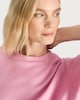 image 1 of F&F Boxy Fit Short Sleeved Brushed T-Shirt in Pink