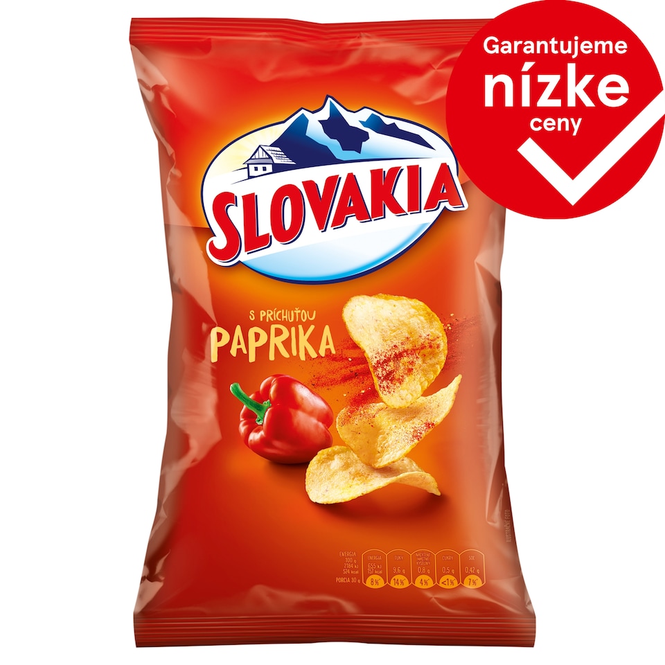 Slovakie chips paprika 130 g
