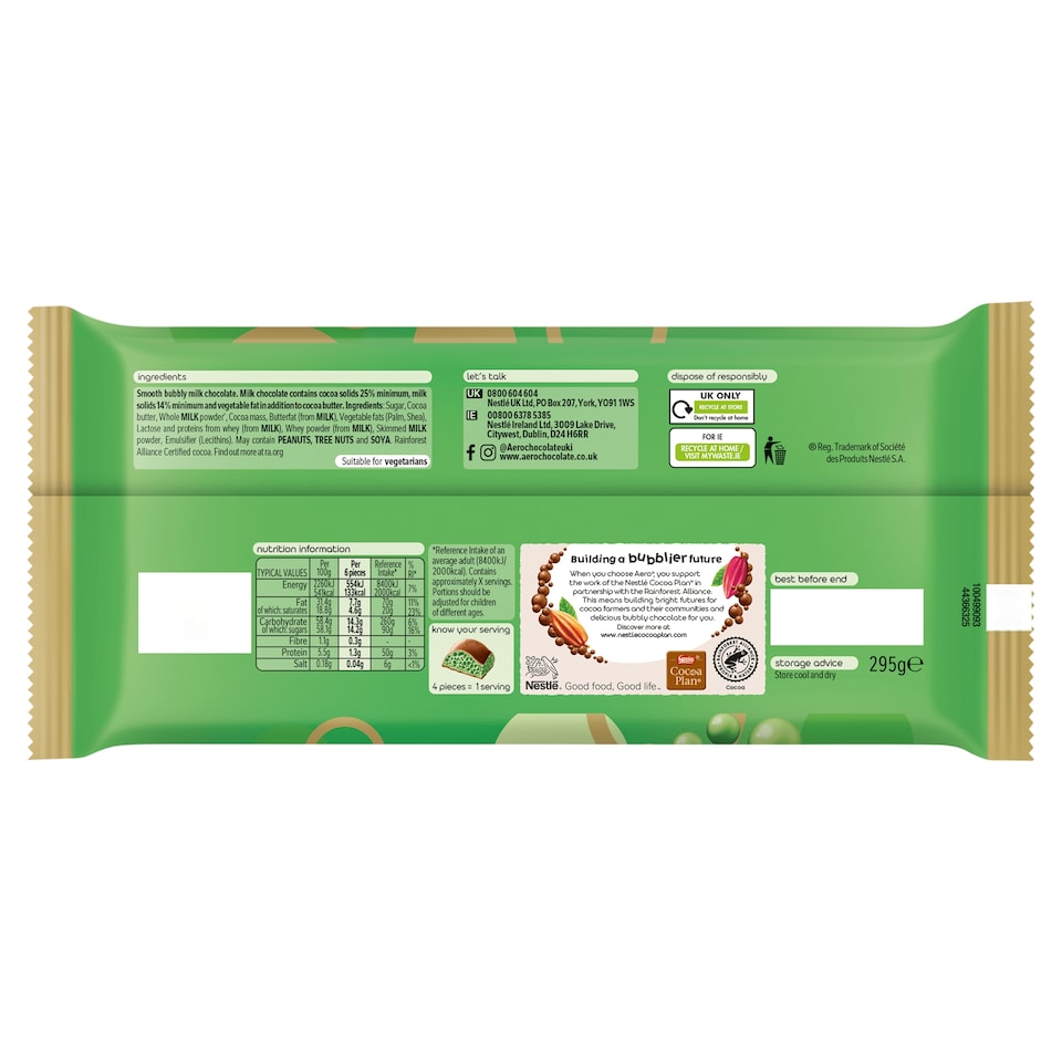 image 1 of Aero Peppermint Bar 295g