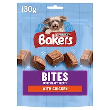 Bakers Bites Tasty Dog Treats With Chicken 130g