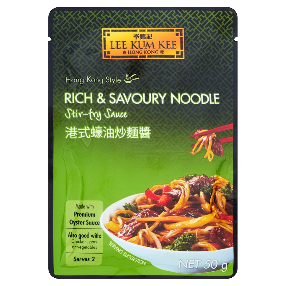 Obrázek 1 pro produkt Lee Kum Kee Stir-Fry omáčka na nudle v hongkongském stylu 50g