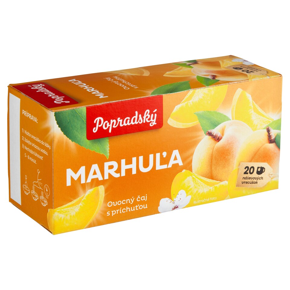 obrázok 1 z Popradský Marhuľa ovocný čaj s príchuťou 40 g