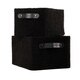 image 1 of Style Sisters Boucle Storage Boxes Set of 2