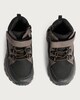 image 2 of F&F Boys Lace Up Touch Fastening Hiking Boots in Brown