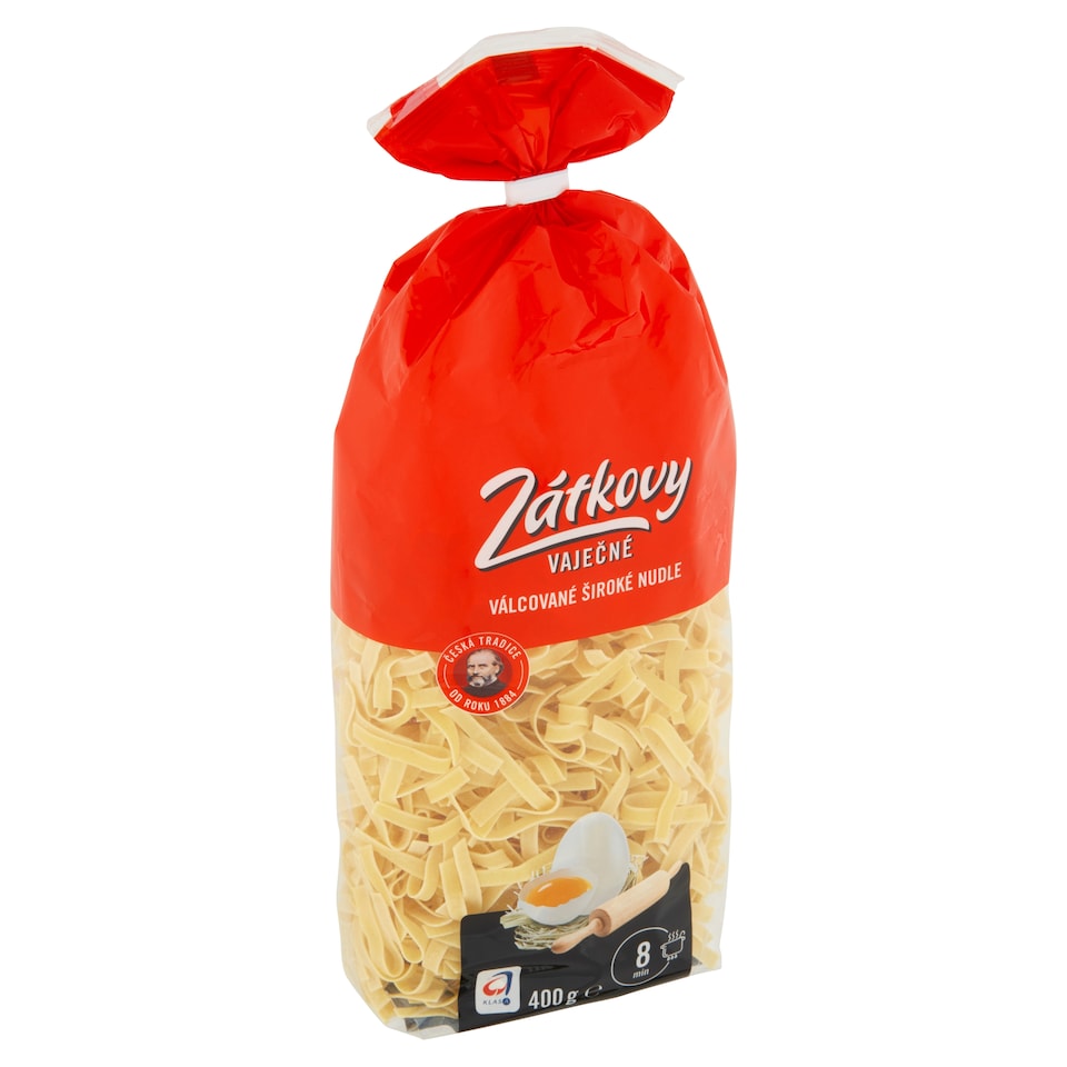 Zátkovy Vaječné Válcované široké nudle 400g