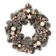 image 1 of Bayswood Gilver Wooden Wreath Christmas Decoration