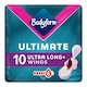 image 1 of Bodyform Ultimate Ultra Long Sanitary Towels Wings 10 pack