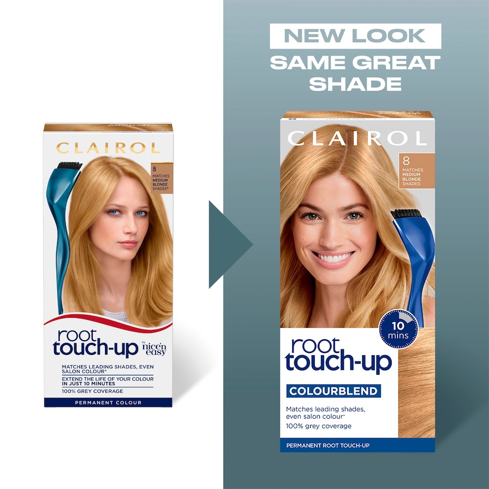 image 1 of Clairol Root Touch-Up Permanent Hair Dye - Medium Blonde 8
