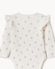 image 4 of F&F Baby 3-Pack Cotton Rich Frill Bodysuits in Mink