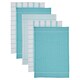 image 1 of Tesco Recycled Cotton Terry Tea Towel 5 Pack Teal