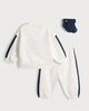 image 2 of Disney Mickey Mouse 3-Piece Cotton Rich Sweatshirt, Joggers and Socks Set in White