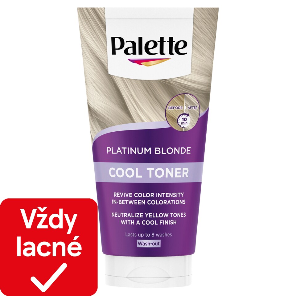 Palette Toner chladná platinová blond 150 ml