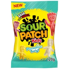 Sour Patch Kids Paradise Twist Tropical Flavour Sweets 120g