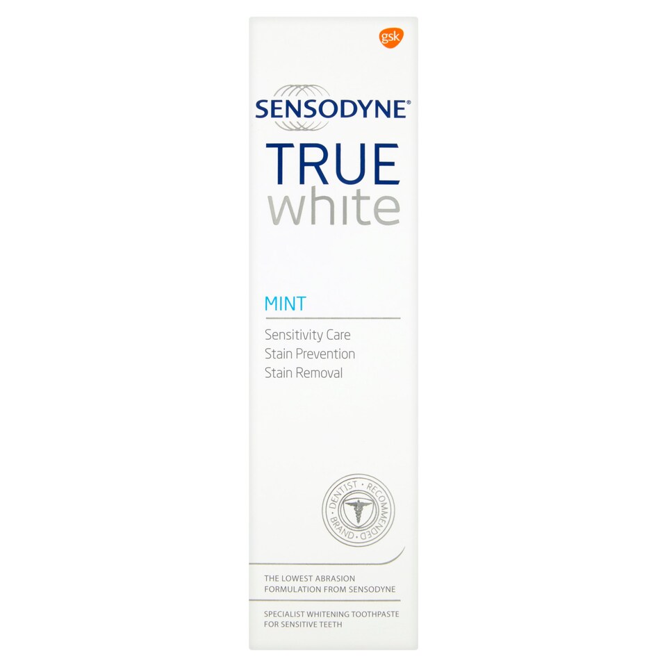image 1 of Sensodyne True White Mint Sensitive Toothpaste 75Ml