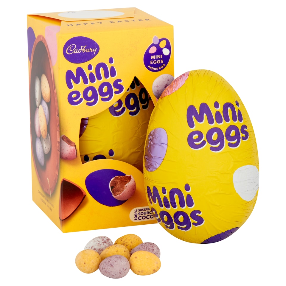 image 1 of Cadbury Mini Eggs Chocolate Easter Egg 97g