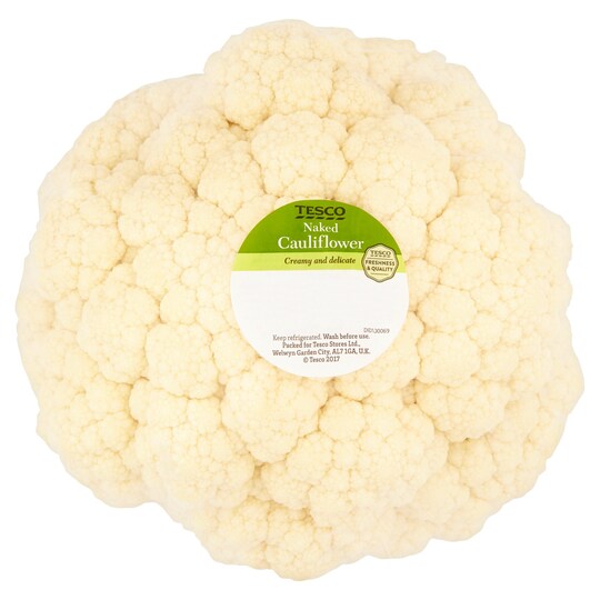 Tesco Naked Cauliflower Tesco Groceries