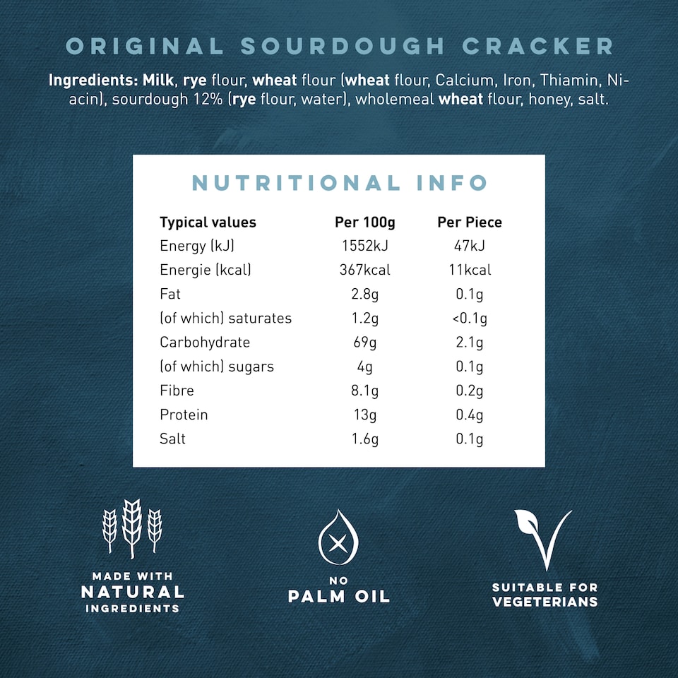 image 1 of Peter’s Yard Original Sourdough crackers 90G 