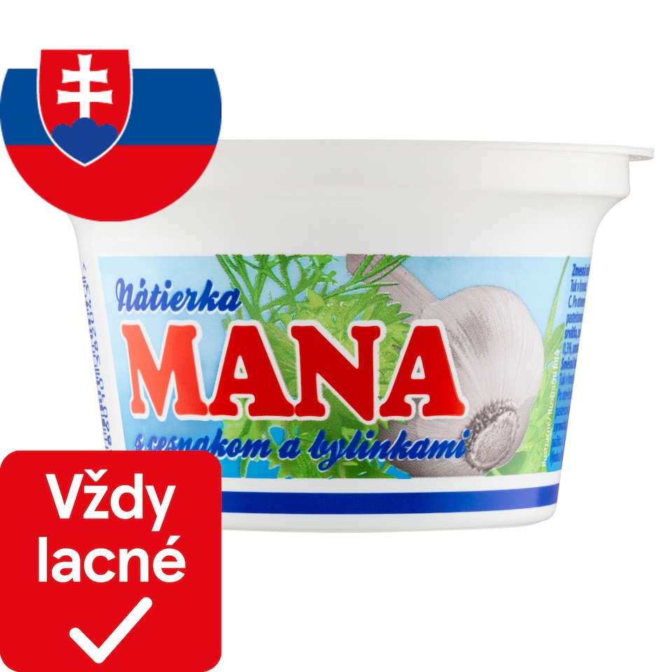 obrázok 1 z Tami Mana nátierka s cesnakom a bylinkami 150 g