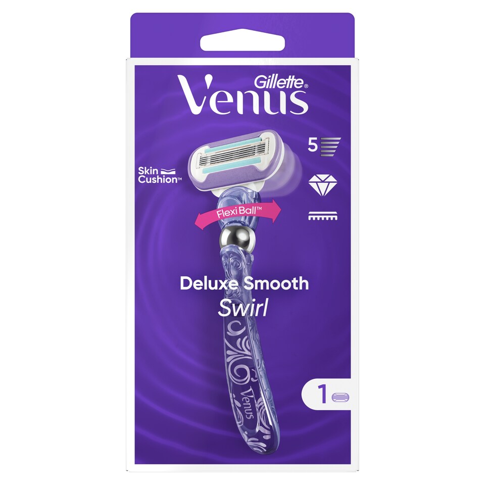 image 1 of Venus Deluxe Smooth Swirl Razor- x1 Blade