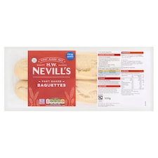 H.W. Nevill's Part Baked White Baguette 2 Pack