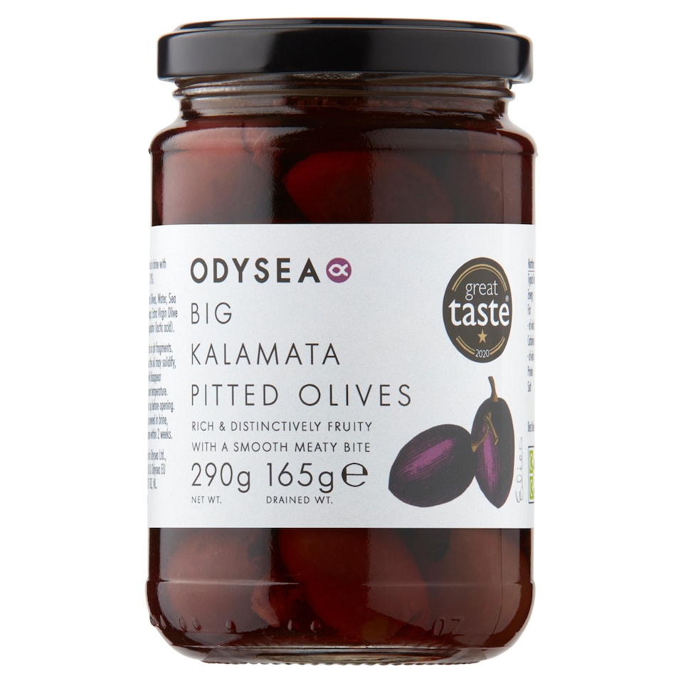Odysea Big Kalamata Pitted Olives 290g