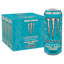 Monster Energy Ultra Fiesta Zero Sugar Mango 9X500ml