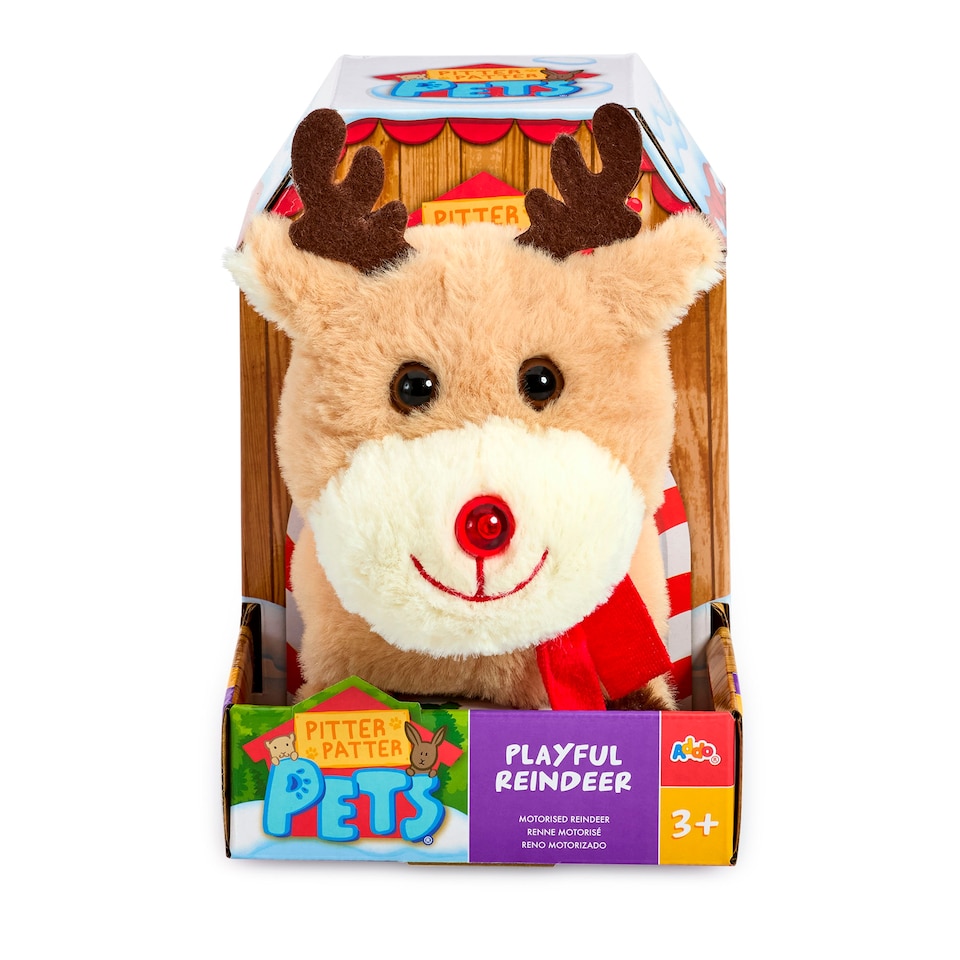 image 1 of Addo Pitter Patter Pets Playful Reindeer