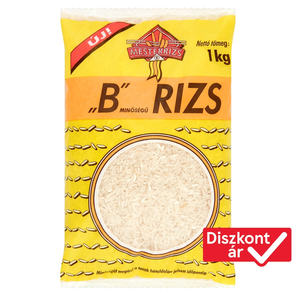 image 1 of Mesterrizs "B" Quality Rice 1 kg