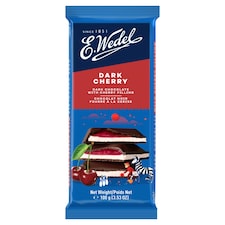 E.Wedel Dark Chocolate With Cherry Filling 100G