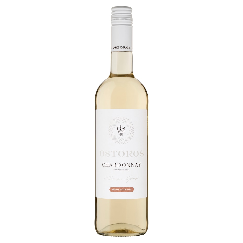 Ostorosbor Chardonnay száraz fehérbor 11,5% 750 ml 1. kép