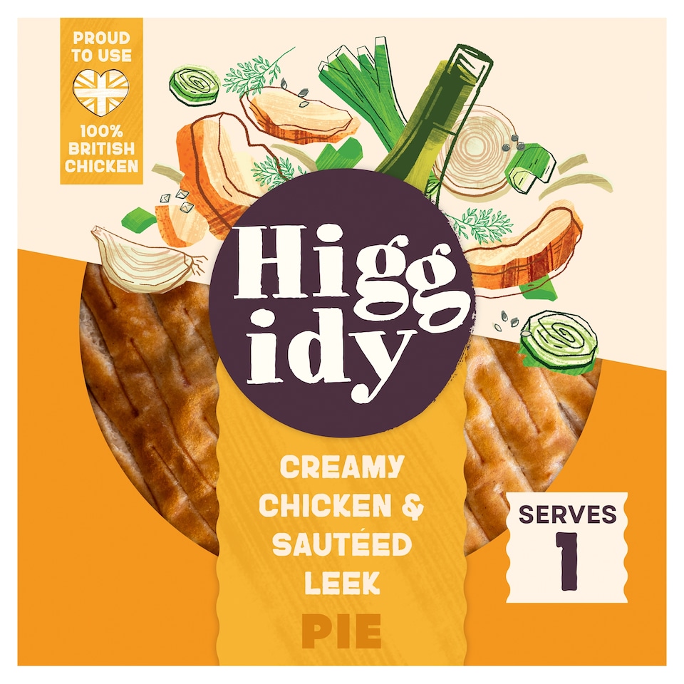image 1 of Higgidy Creamy Chicken & Sauteed Leek Pie 200g